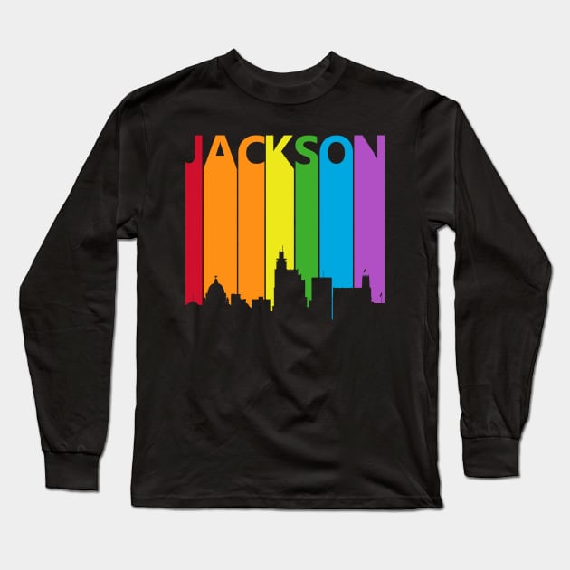 Jackson LGBT Pride Support Long Sleeve T-Shirt by GWENT